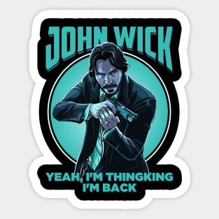 John Wick Vintage Sticker